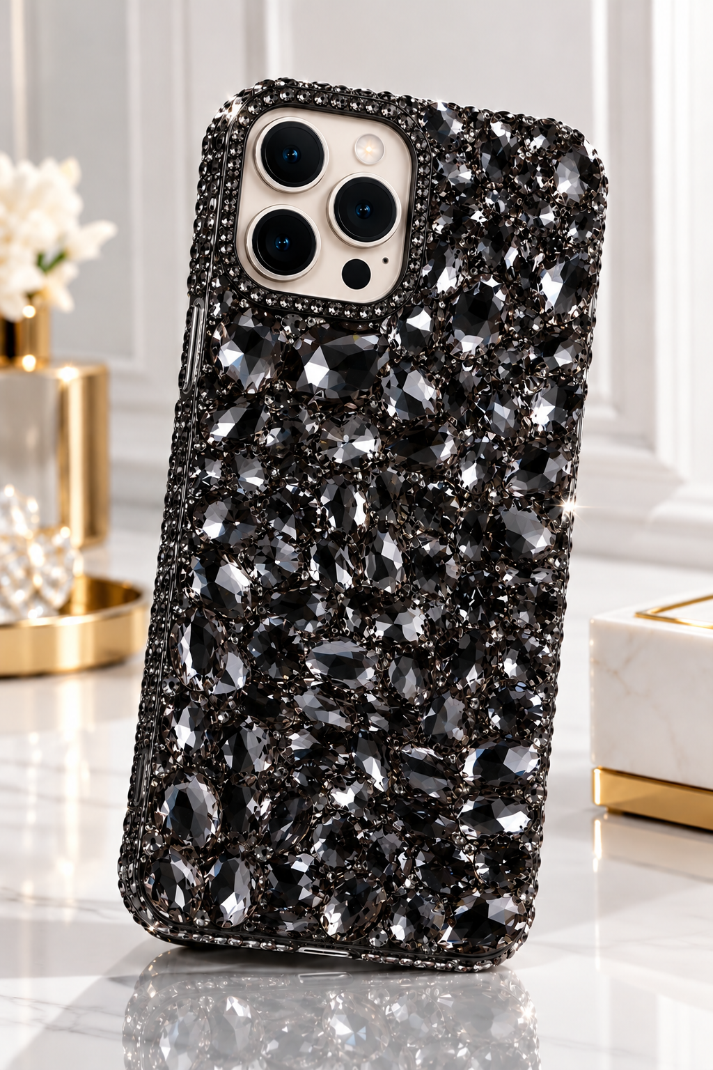 Black Rhinestone Cases