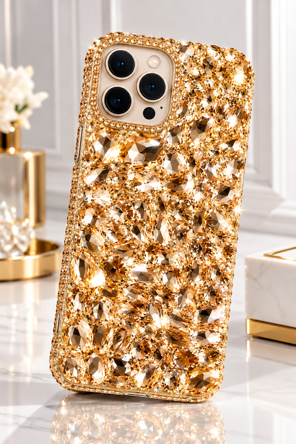 Champagne Crystal Phone Case