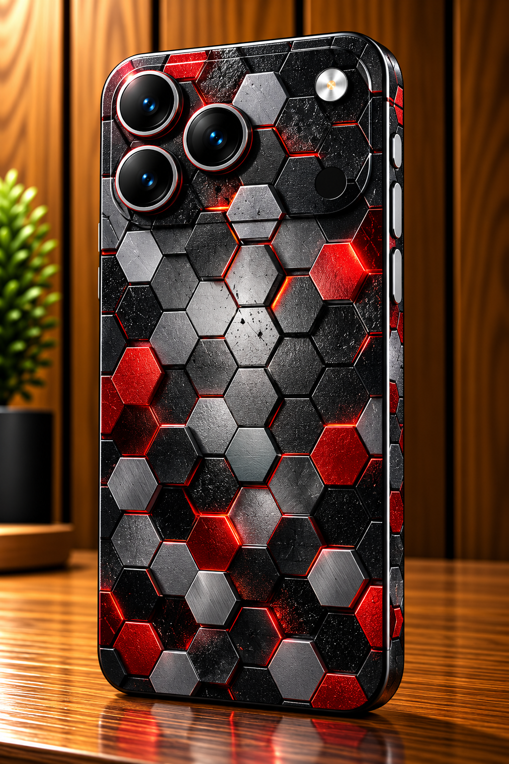 Red Accent 3d Skin