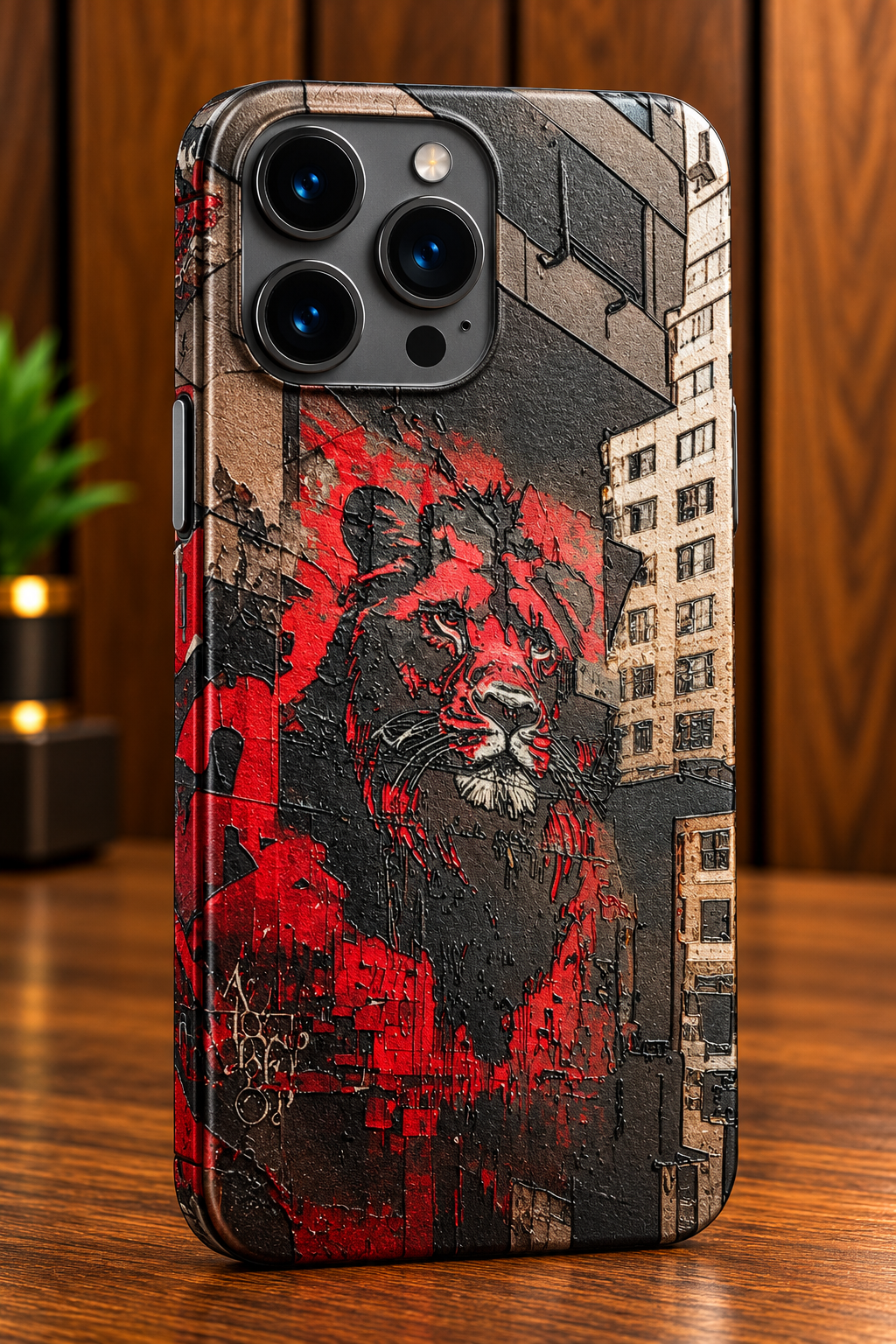 Urban lion 3D Skin