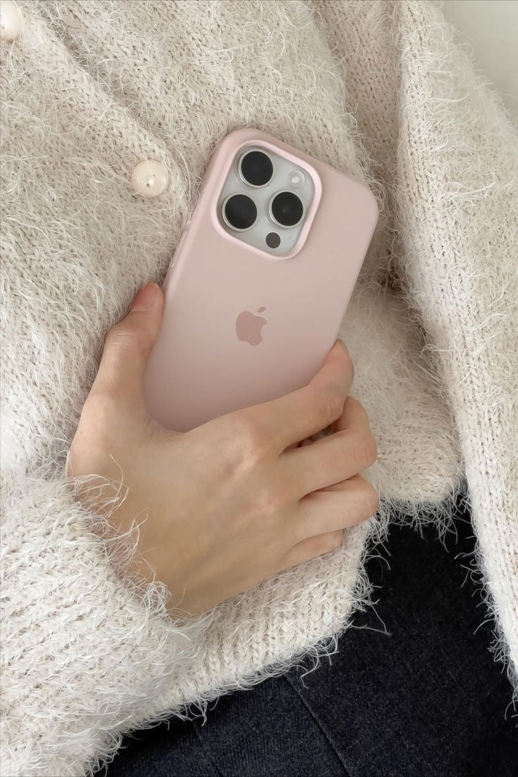 Sand Pink Silicone Case