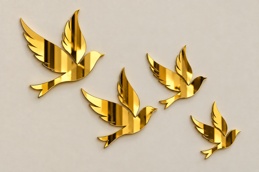 Golden Flock Acrylic Premium 4 Set