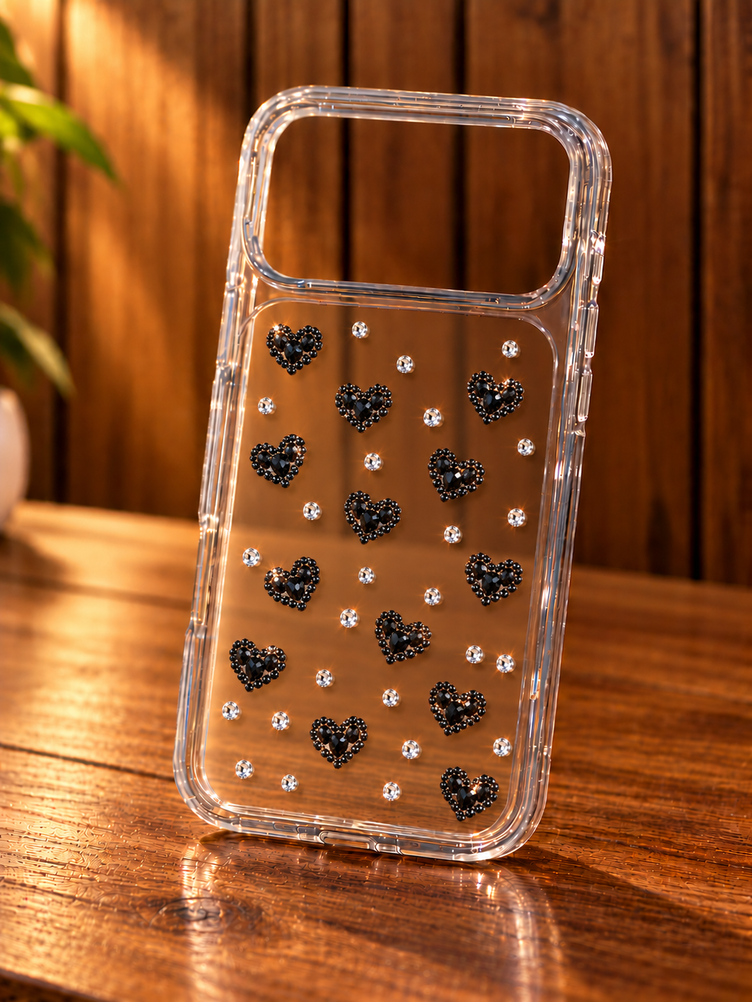 Black Diamond Heart Case