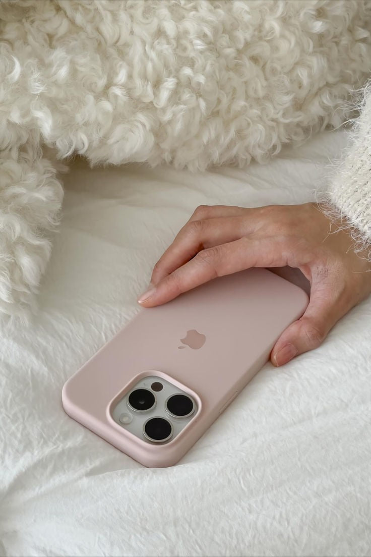 Sand Pink Silicone Case