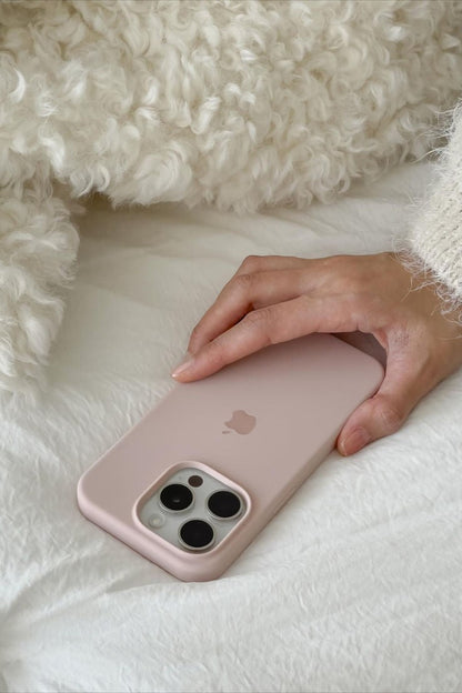 Sand Pink Silicone Case
