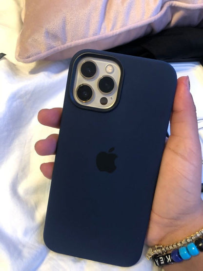 Premium Quality Nevy Blue Silicone 💙 Case