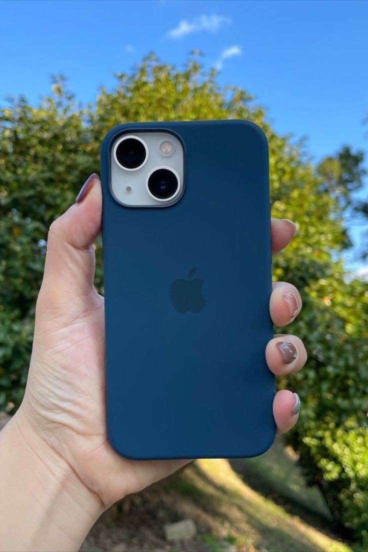 Premium Quality Nevy Blue Silicone 💙 Case